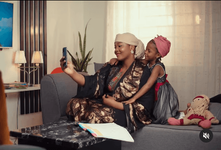 Lifestyle content production featuring a mother and child